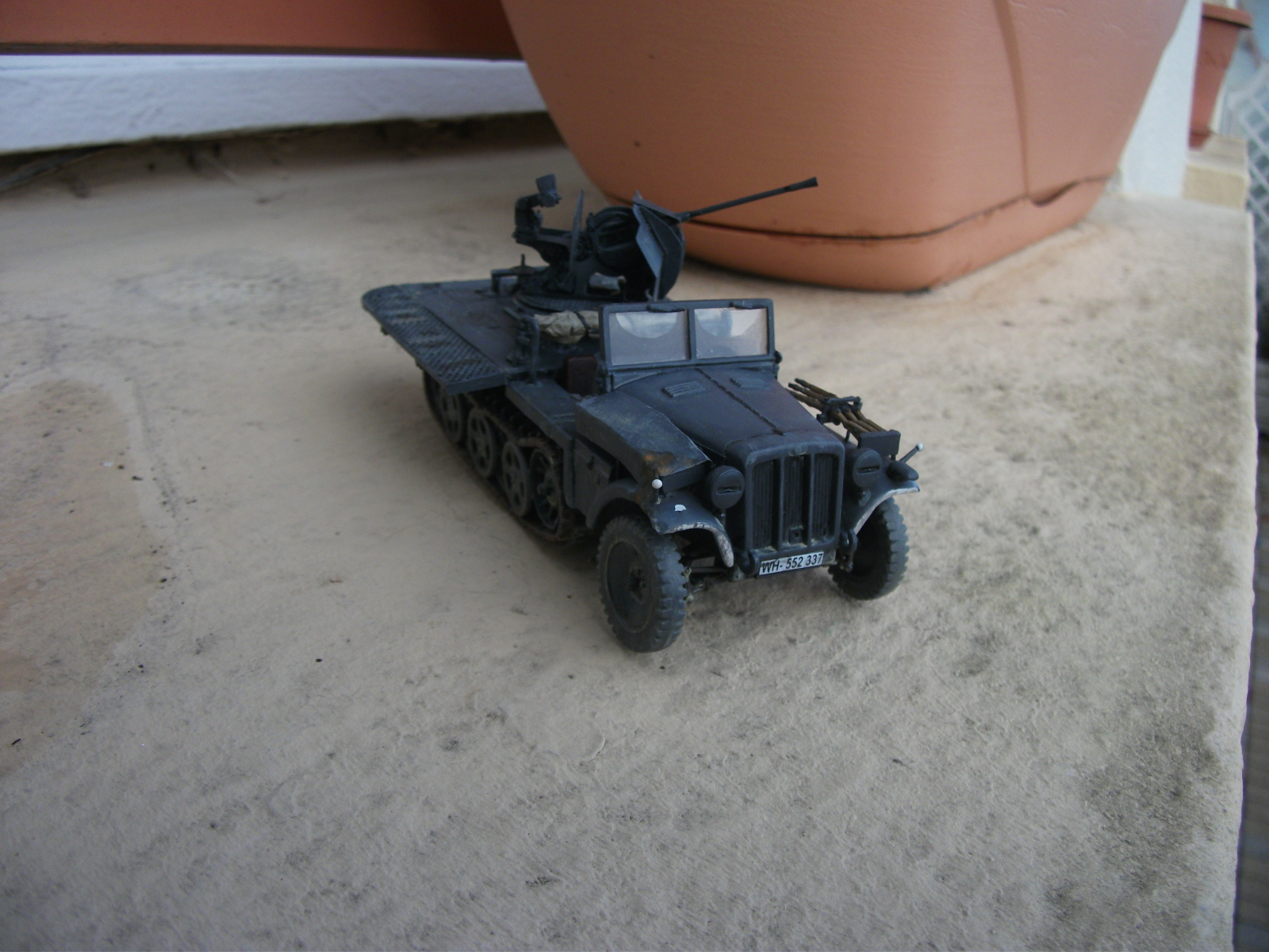 sdkfz - SdKfz 10/4, Krupp Protze et fieldkitchen au 1/48 DSCF1103